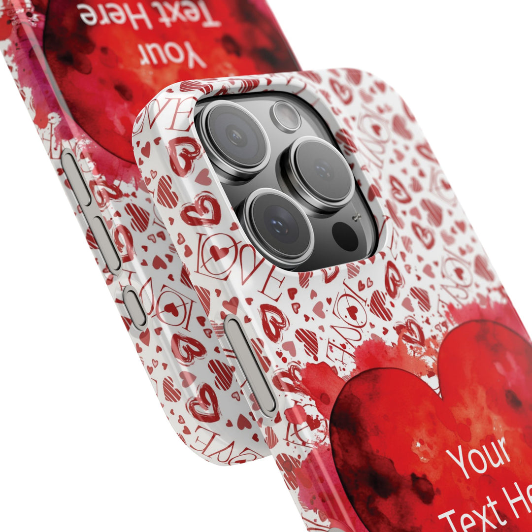 Slim Cute Phone Cases for Iphone - | iPhone 15 Case | iPhone 15 Pro Max Case, Iphone 14 Case, Iphone 14 Pro Max, Iphone 13, Valentine Hearts Love - Studio40ParkLane
