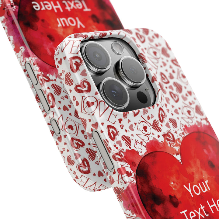 Slim Cute Phone Cases for Iphone - | iPhone 15 Case | iPhone 15 Pro Max Case, Iphone 14 Case, Iphone 14 Pro Max, Iphone 13, Valentine Hearts Love - Studio40ParkLane