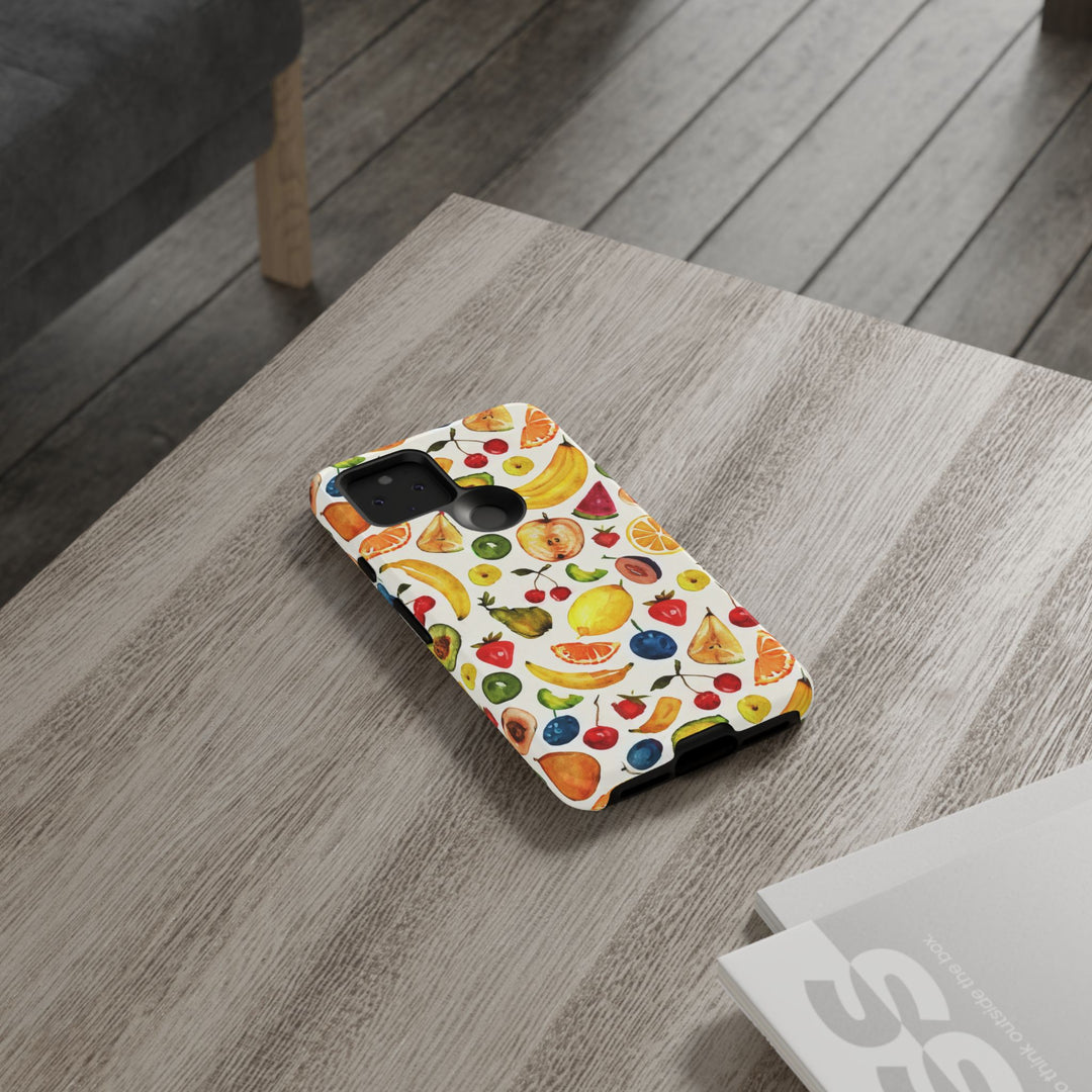 Impact Resistant, Mixed Fruits, Cute Phone Cases for Samsung S24, S23, S22, S21, IPhone 15 pro Iphone 14 pro Iphone 13 IPhone 12 Iphone 11 - Studio40ParkLane