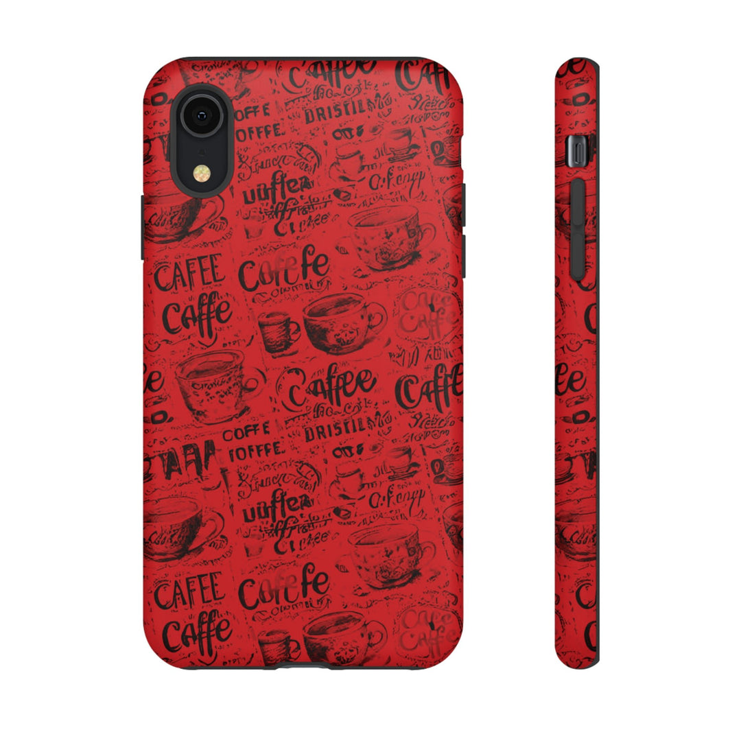 Cute IPhone Case | Red Black Coffee, iPhone 15 Case | iPhone 15 Pro Case, Iphone 14 Case, Iphone 14 Pro Max Case, Protective Iphone Case - Studio40ParkLane