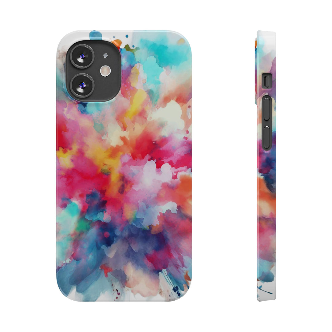 Slim Paint Splash Gift for Her Cute Phone Cases for Iphone 16 Pro Max | iPhone 15 Case | iPhone 15 Pro Max Case, Iphone 14, Iphone 14 Pro Max, Iphone 13 12 11 8 7 - Studio40ParkLane