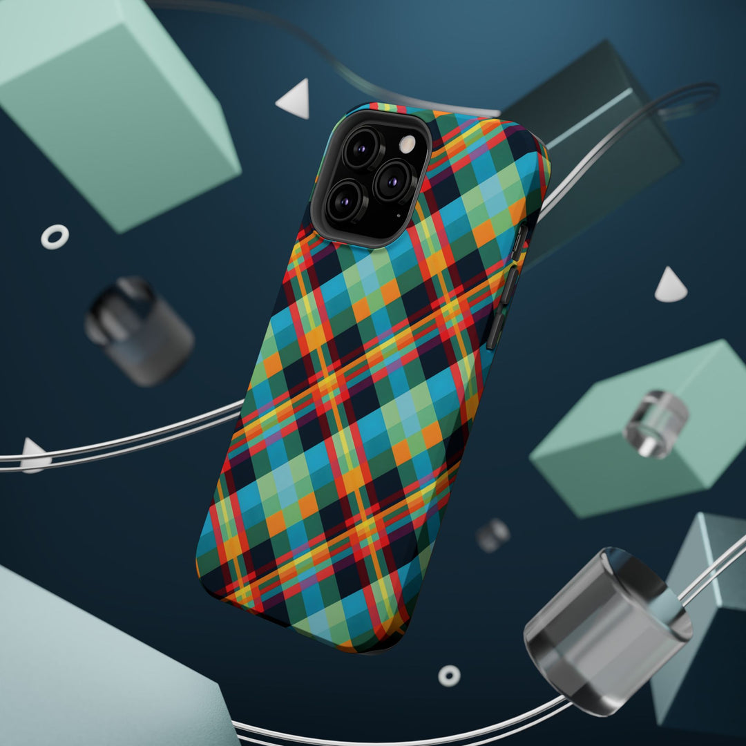 Checkered Plaid Magsafe Gift for Her Cute Phone Case for Iphone, | iPhone 16 | iPhone 15 Pro Max, Iphone 14 Pro Max, 13 12 11 10 9 8 7 - Studio40ParkLane
