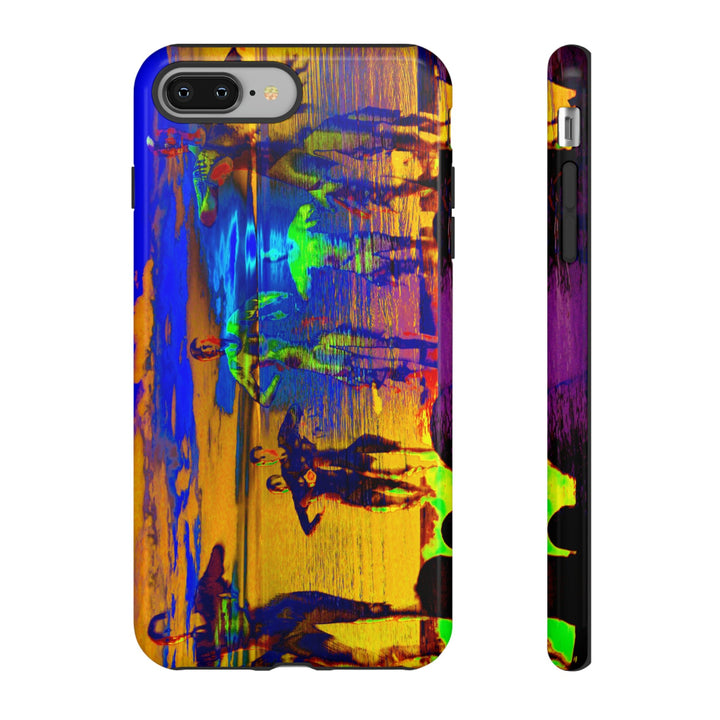 Cute IPhone Case | iPhone 15 Case | iPhone 15 Pro Max Case, Iphone 14 Case, Iphone 14 Pro Max Case IPhone Case for Art Lovers, Sunset Dance Blue Yellow - Studio40ParkLane