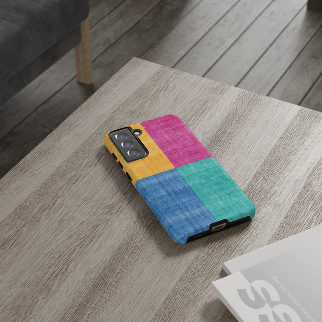 Impact Resistant, Colored Shapes, Cute Phone Cases for Samsung S24, S23, S22, S21, IPhone 15 pro Iphone 14 pro Iphone 13 IPhone 12 Iphone 11 - Studio40ParkLane