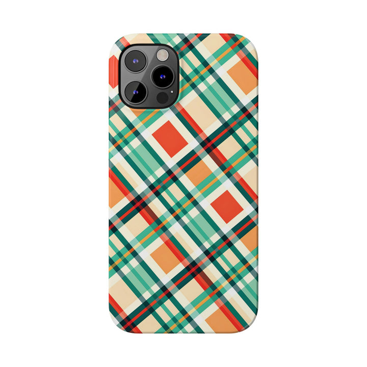 Slim Checkered Plaid Gift for Her Cute Phone Cases for Iphone 16 Pro Max | iPhone 15 Case | iPhone 15 Pro Max Case, Iphone 14, 13, 12, 11, 10, 8, 7 - Studio40ParkLane