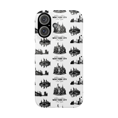 New York Skyline Collage Coquette Gift for Her Cute Phone Cases for Iphone 16 Pro Max | iPhone 15 Case | iPhone 15 Pro Max Case, Iphone 14, Iphone 14 Pro Max, Iphone 13 12 11 8 7