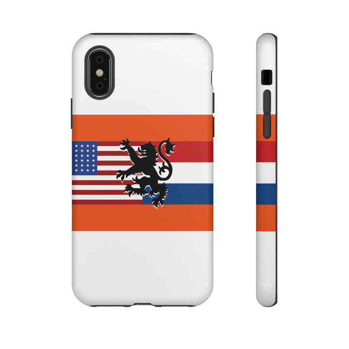 Cute IPhone Case | iPhone 15 Case | iPhone 15 Pro Max Case, Iphone 14 Case, Iphone 14 Pro Max Case IPhone Case for Art Lovers, Dutch US Flag - Studio40ParkLane