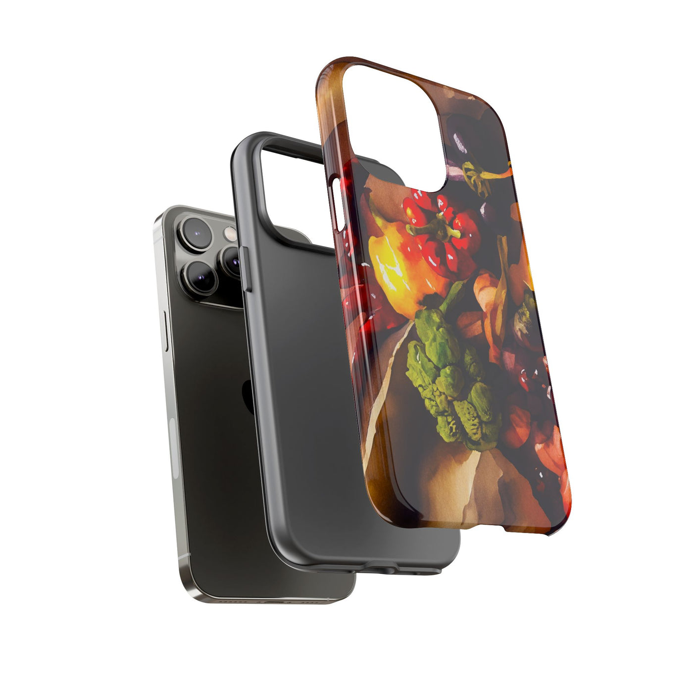 Impact Resistant, Fall Farm Vegetables, Cute Phone Cases for Samsung S24, S23, S22, S21, IPhone 15 pro Iphone 14 pro Iphone 13 IPhone 12 Iphone 11