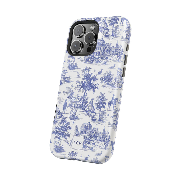 Custom Personalized French Toile Magsafe Phone Case for Iphone 18 - iPhone 17 Pro Max Air Plus 15 14 13 12 11, Samsung Galaxy Phone Cases - Studio40ParkLane