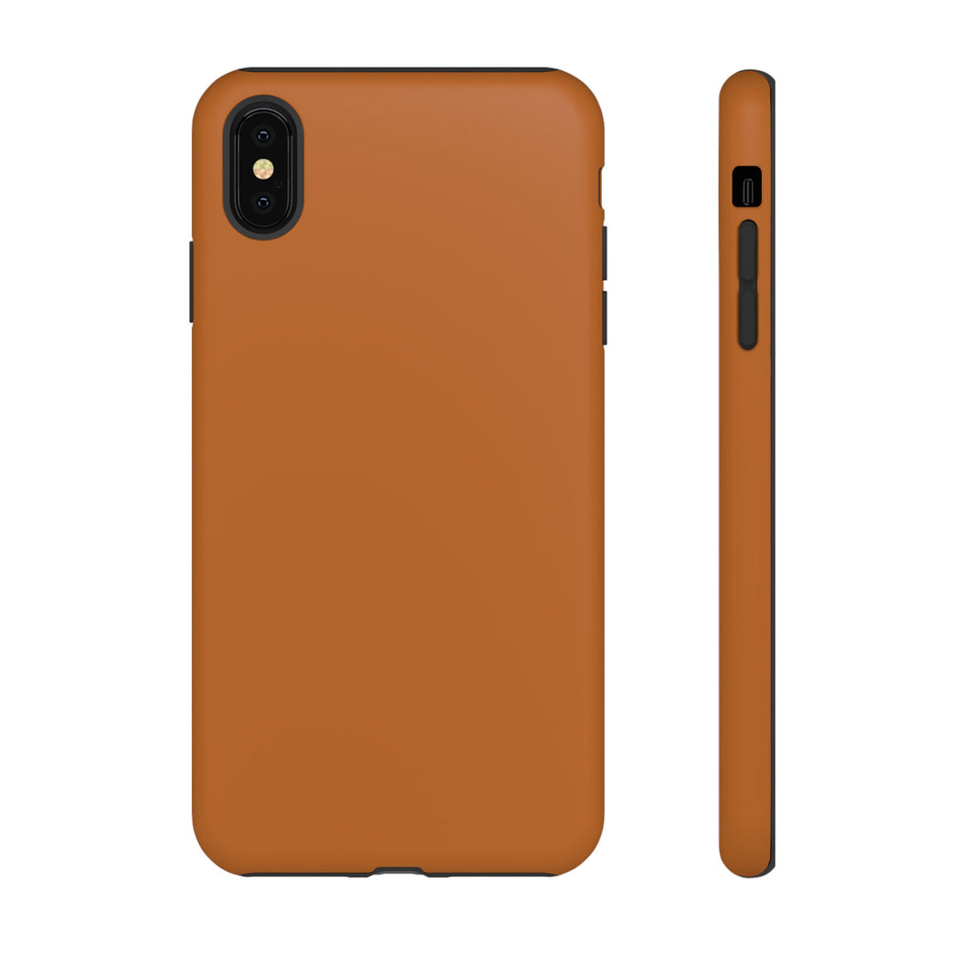 Premium Tough Rusty Brown Orange Gift for Her Cute Phone Cases for Samsung S25 S24, S23, S22, S21, Iphone, 16, 15, 14, 13 Pro Max Ultra - Studio40ParkLane