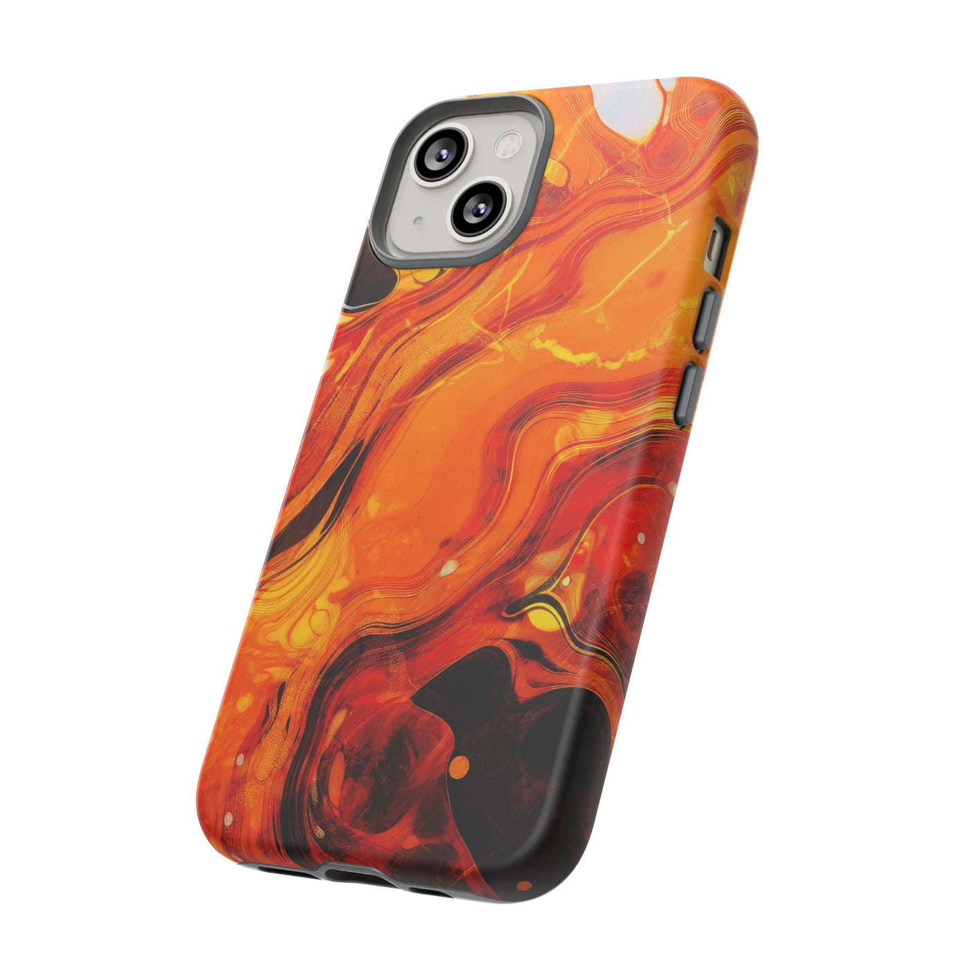 Impact Resistant, Fall Colors Marble, Cute Phone Cases for Samsung S24, S23, S22, S21, IPhone 15 pro Iphone 14 pro Iphone 13 IPhone 12 Iphone 11