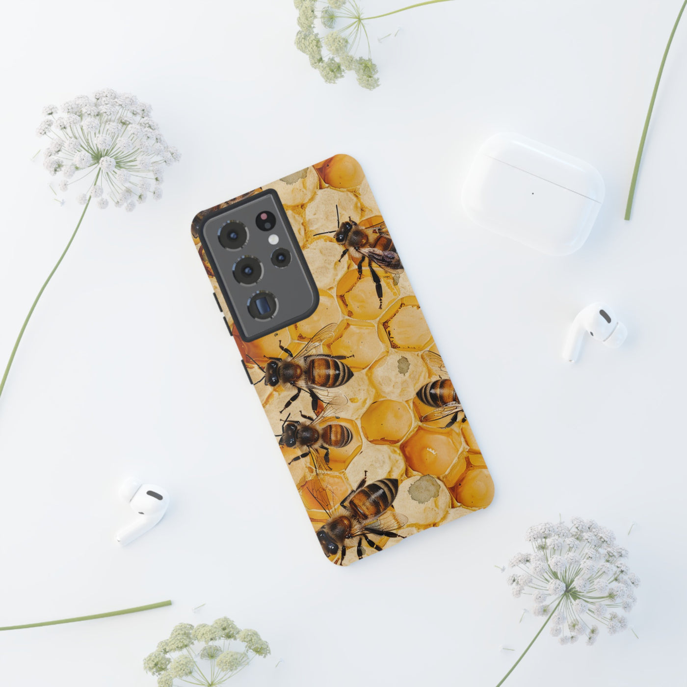 Cute Samsung Case | Cool Iphone Case | Honey Bees, Samsung S24, S23, S22, S21, IPhone 15 Case | Iphone 14 Case, Iphone 13 Case