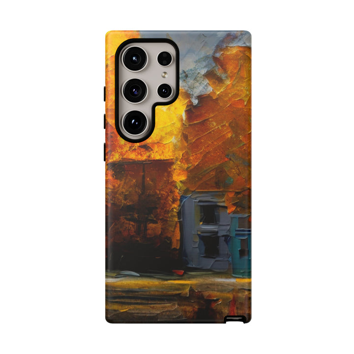 Impact Resistant, Fall Leaves Oil Painting, Cute Phone Cases for Samsung S24, S23, S22, S21, IPhone 15 pro Iphone 14 pro Iphone 13 IPhone 12 Iphone 11 - Studio40ParkLane