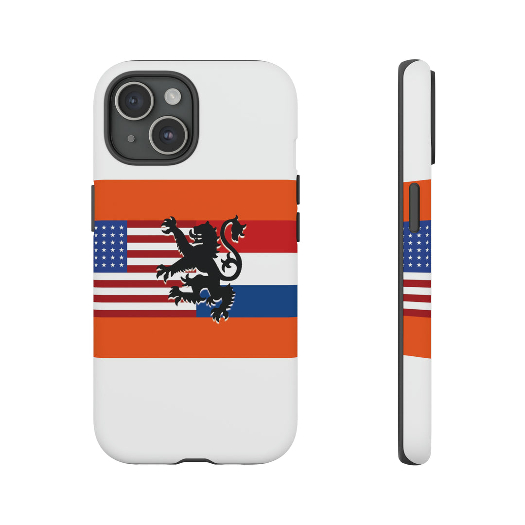 Cute IPhone Case | iPhone 15 Case | iPhone 15 Pro Max Case, Iphone 14 Case, Iphone 14 Pro Max Case IPhone Case for Art Lovers, Dutch US Flag - Studio40ParkLane
