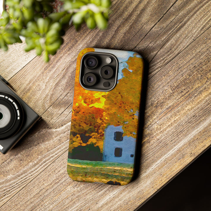Impact Resistant, Fall Leaves Watercolor, Cute Phone Cases for Samsung S24, S23, S22, S21, IPhone 15 pro Iphone 14 pro Iphone 13 IPhone 12 Iphone 11 - Studio40ParkLane