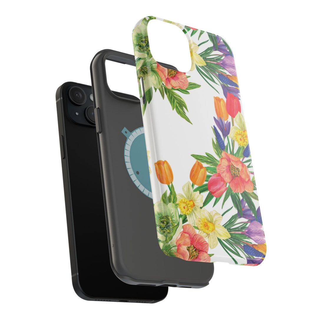 Spring Flowers Magsafe Cute Phone Case for Iphone Gift for Her, iPhone 16 Case iPhone 15 Pro Max Case, Iphone 14, Iphone 14 Pro Max, 13, 12 - Studio40ParkLane