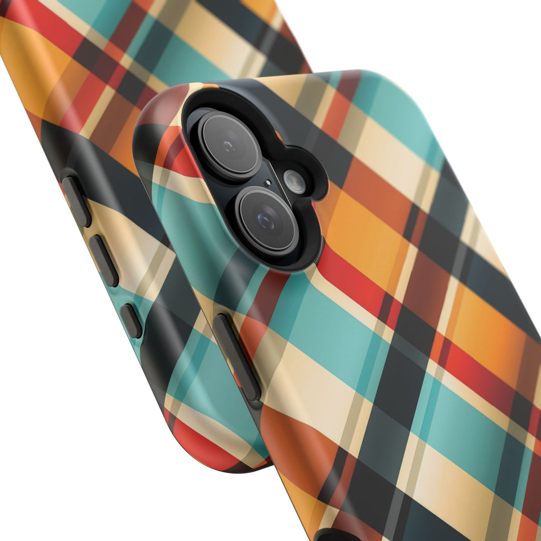 Checkered Plaid Magsafe Gift for Her Cute Phone Case for Iphone, | iPhone 16 | iPhone 15 Pro Max, Iphone 14 Pro Max, 13 12 11 10 9 8 7 - Studio40ParkLane