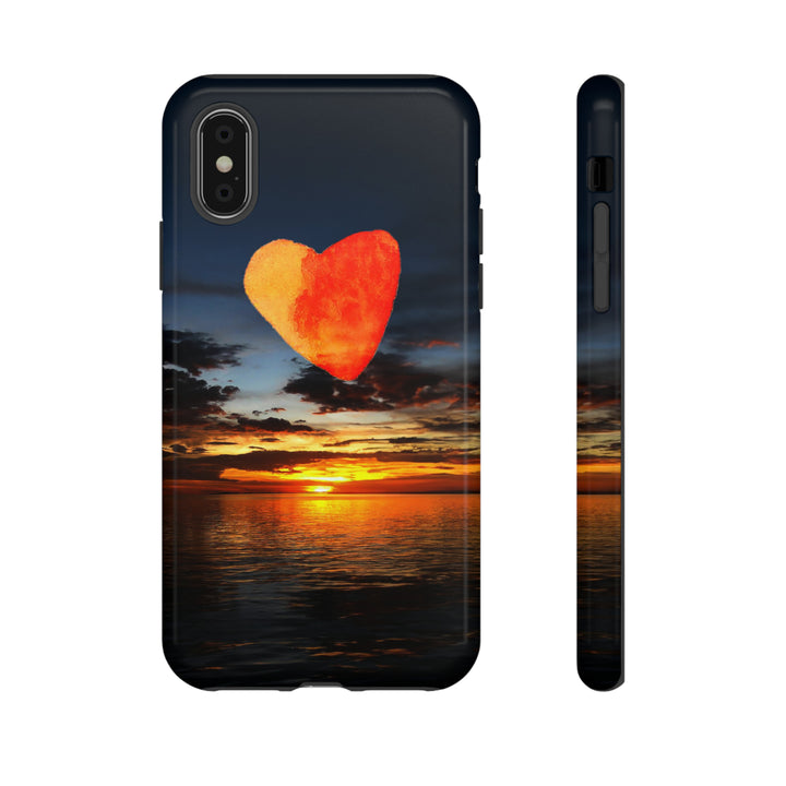 Cute IPhone Case | Rising Heart Love Sunset, iPhone 15 Case | iPhone 15 Pro Case, Iphone 14 Case, Iphone 14 Pro Max Case - Studio40ParkLane