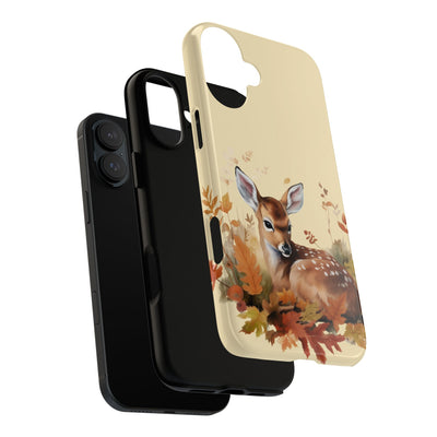 Autumn Fall Deer Gift for Her Cute Phone Case for, Samsung Galaxy S24, S23, S22, S21, IPhone 16 Case | Iphone 15, Iphone 14, IPhone 13 Case