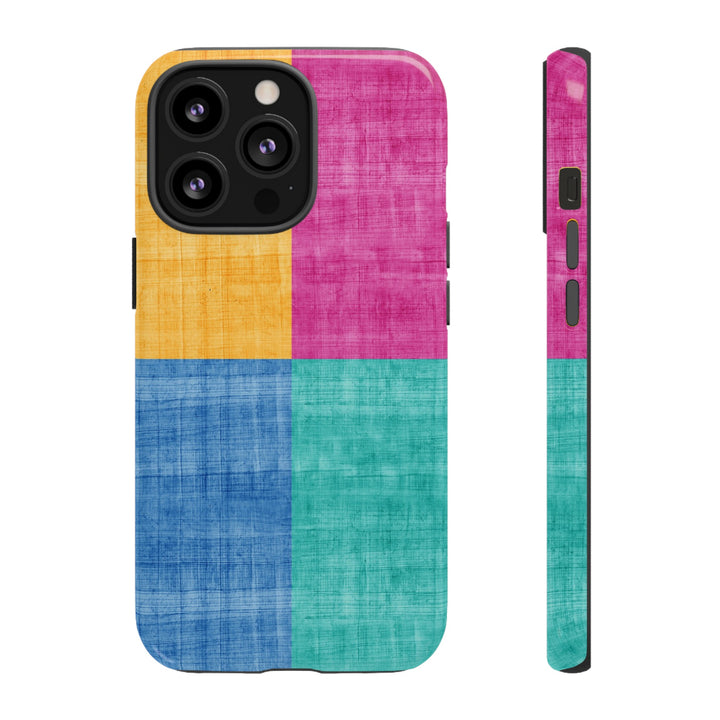 Impact Resistant, Colored Shapes, Cute Phone Cases for Samsung S24, S23, S22, S21, IPhone 15 pro Iphone 14 pro Iphone 13 IPhone 12 Iphone 11 - Studio40ParkLane