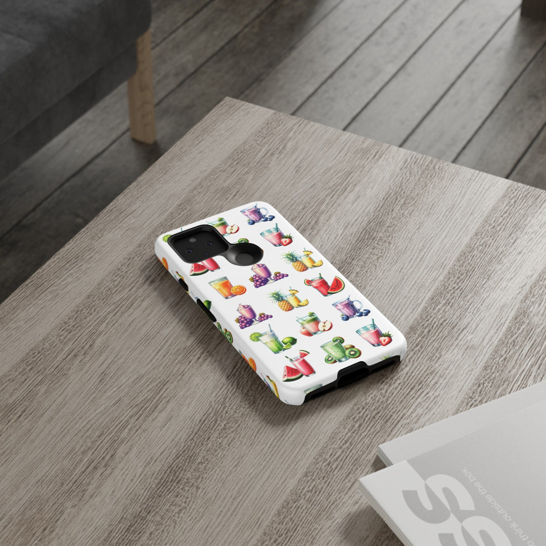 Cute Samsung Case | Cool Iphone Case | Tropical Summer Fruit Cocktail, Samsung S24, S23, S22, S21, IPhone 15 Case | Iphone 14 Case, Iphone 13 Case - Studio40ParkLane