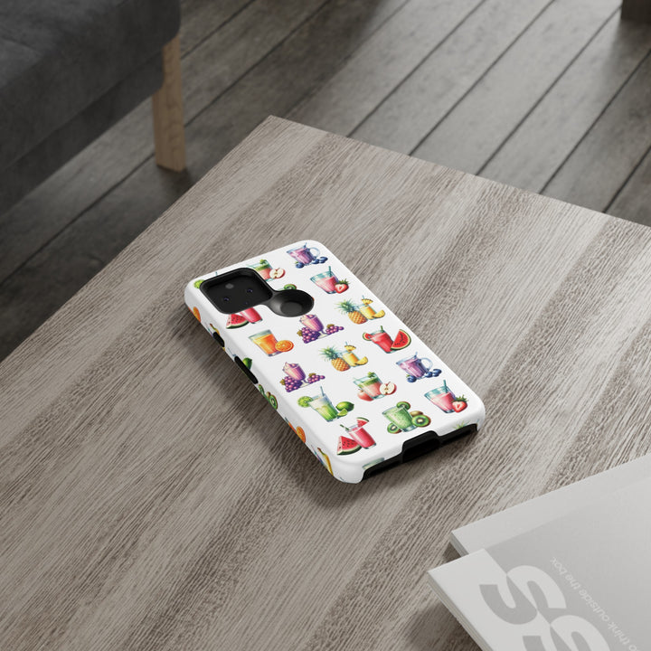 Cute Samsung Case | Cool Iphone Case | Tropical Summer Fruit Cocktail, Samsung S24, S23, S22, S21, IPhone 15 Case | Iphone 14 Case, Iphone 13 Case - Studio40ParkLane