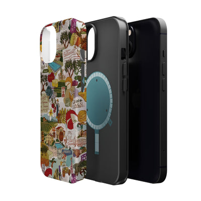 Italy Tuscany Coquette Collage Tough Magsafe Cute Phone Cases for Iphone | iPhone 17 Pro Max Case, Iphone 16, Iphone 15 14 13 12 11 10 9 - Studio40ParkLane