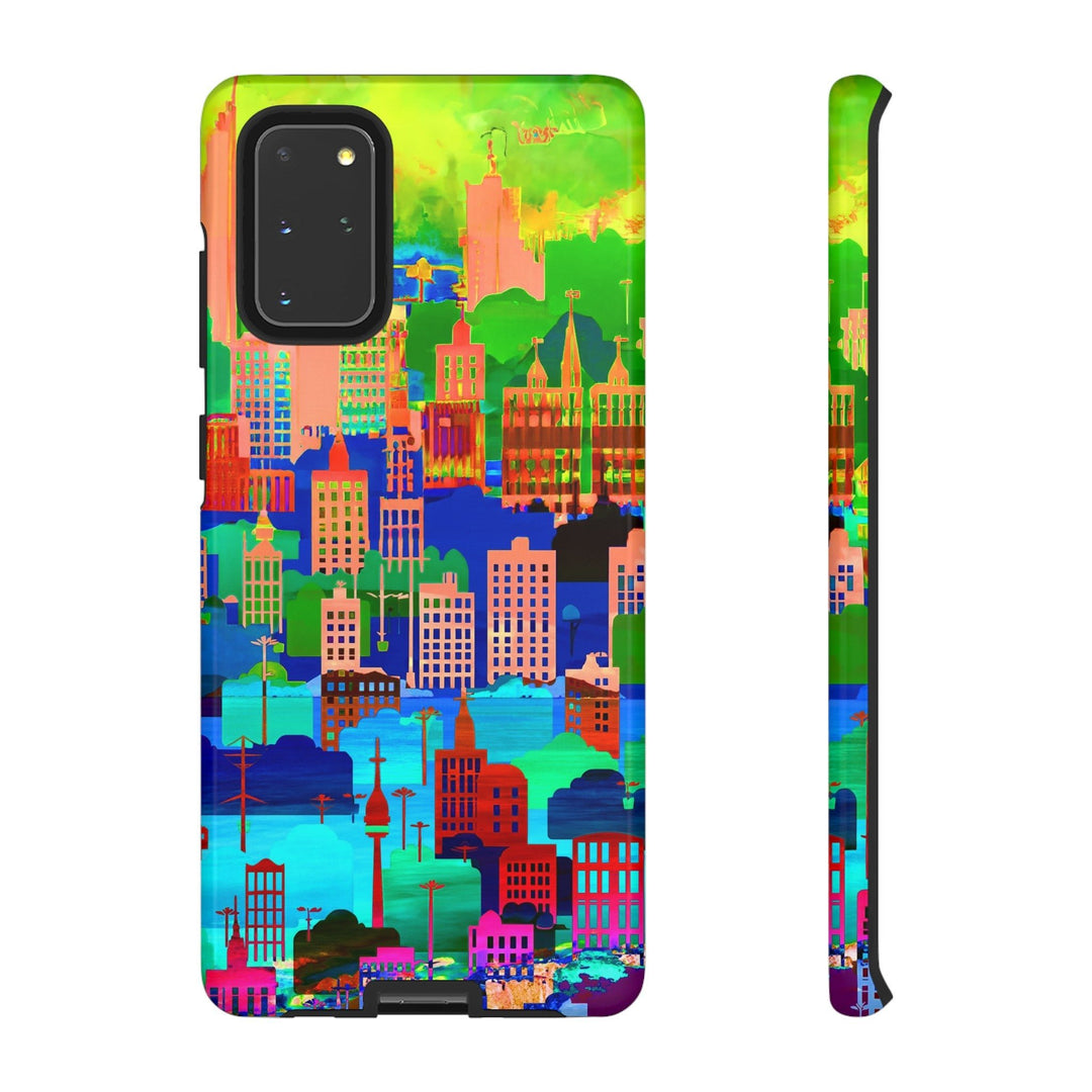 Cute Samsung Case | Cool Iphone Case | Summer City Skyline, Samsung S24, S23, S22, S21, IPhone 15 Case | Iphone 14 Case, Iphone 13 Case - Studio40ParkLane