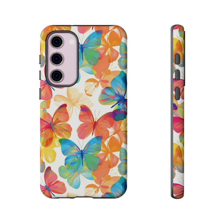 Cute Samsung Case | Cool Iphone Case | Summer Bright Butterflies, Samsung S24, S23, S22, S21, IPhone 15 Case | Iphone 14 Case, Iphone 13 Case - Studio40ParkLane