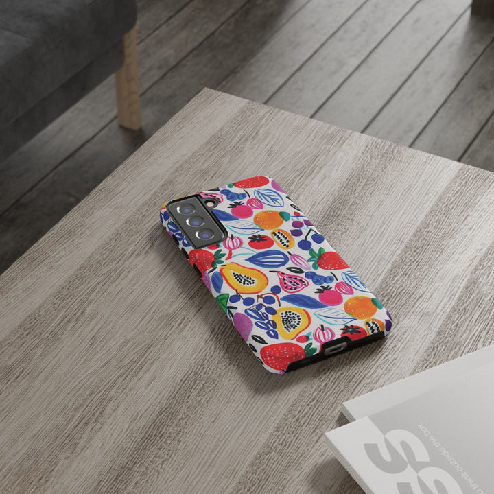 Premium Tough Summer Fruit Collage Gift for Her Cute Phone Cases for Samsung and Iphone, 16, 15, 14, S24, S23, S22, S21, S20, Plus, Ultra, Pro - Studio40ParkLane