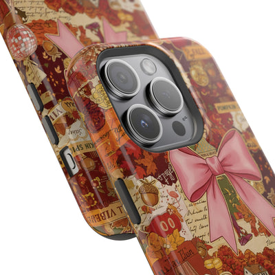 New England Fall Coquette Collage Tough Magsafe Cute Phone Cases for Iphone | iPhone 15 Pro Max Case, Iphone 14, Iphone 14 13 12 11 10 9 8 7 - Studio40ParkLane