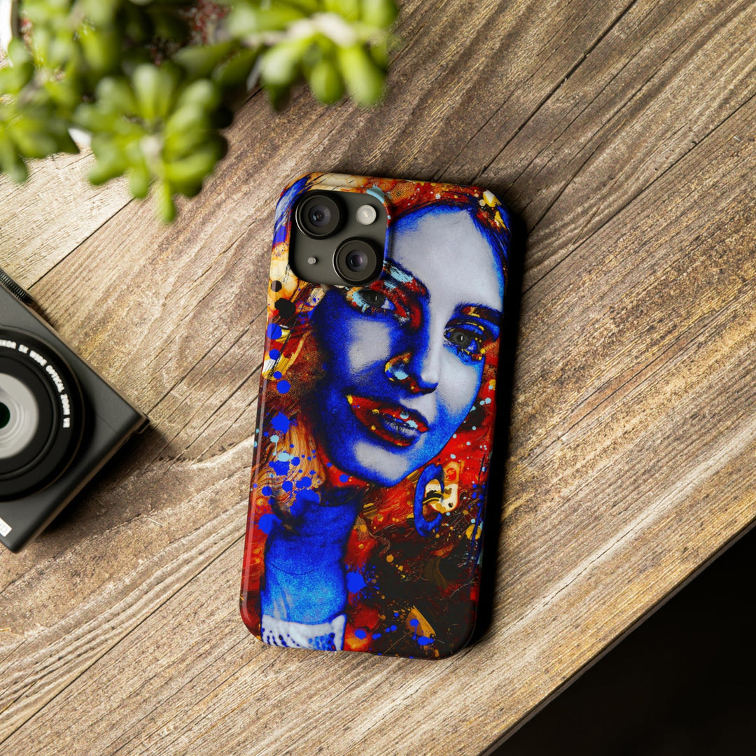 Slim Cute Phone Cases for Iphone - | iPhone 15 Case | iPhone 15 Pro Max Case, Iphone 14 Case, Iphone 14 Pro Max, Iphone 13, Marble Splash Face - Studio40ParkLane