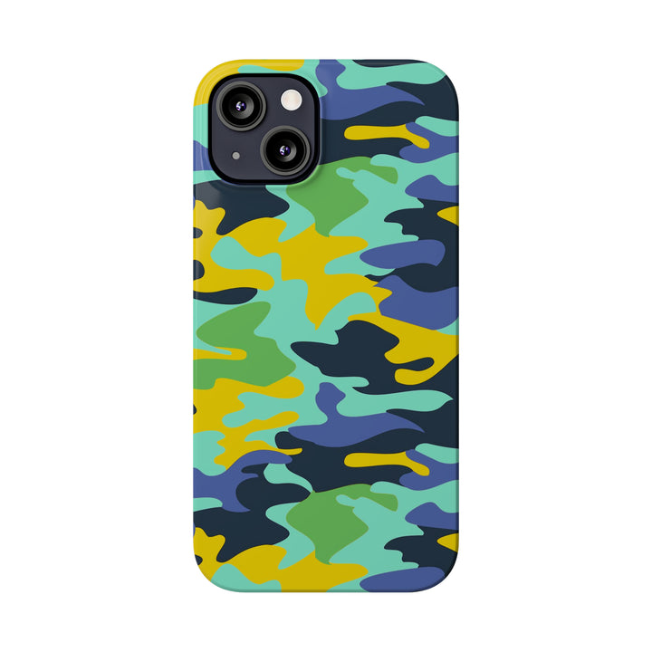 Slim Cute Phone Cases for Iphone - | iPhone 15 Case | iPhone 15 Pro Max Case, Iphone 14 Case, Iphone 14 Pro Max, Iphone 13, Late Spring Camouflage - Studio40ParkLane