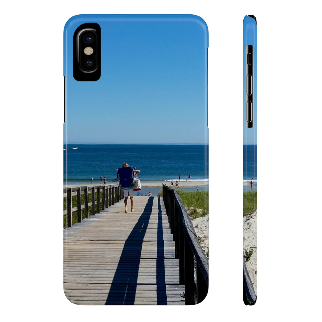 Slim Cute Phone Cases for Iphone - | iPhone 15 Case | iPhone 15 Pro Max Case, Iphone 14 Case, Iphone 14 Pro Max, Iphone 13, Summer Beach Walk - Studio40ParkLane