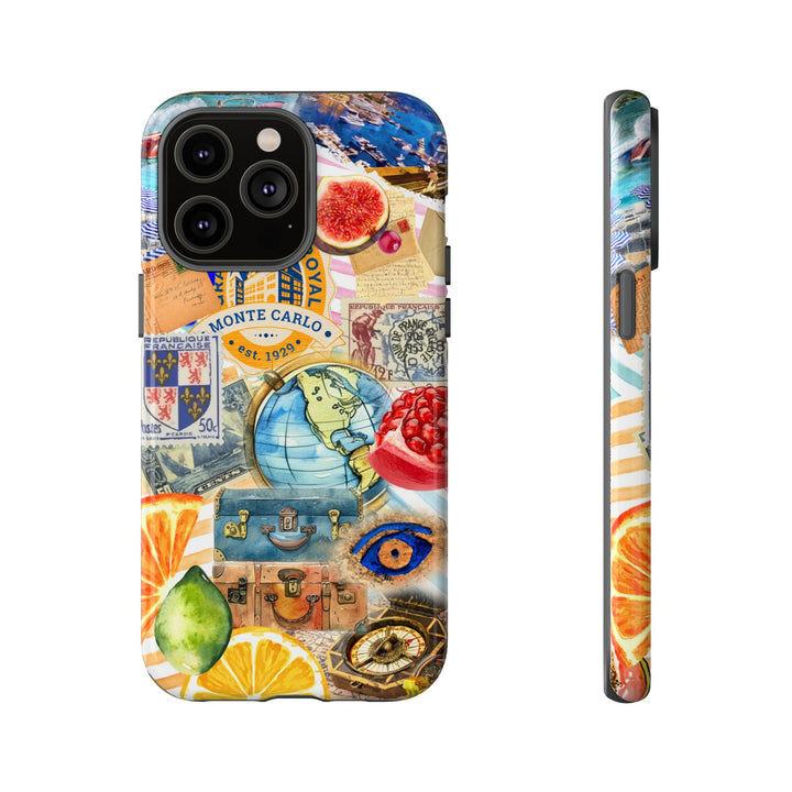 Cute European Summer Collage Phone Case, for IPhone 16 Case | Iphone 15, Iphone 14, IPhone 13 Case, 11 8 7, Samsung Galaxy S24, S23, S22, S21 Extra Protective - Studio40ParkLane