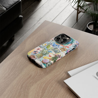 Impact Resistant, Travel Coquette Collage, Cute Phone Cases for Samsung S24, S23, S22, S21, IPhone 15 pro Iphone 14 pro Iphone 13 IPhone 12 Iphone 11