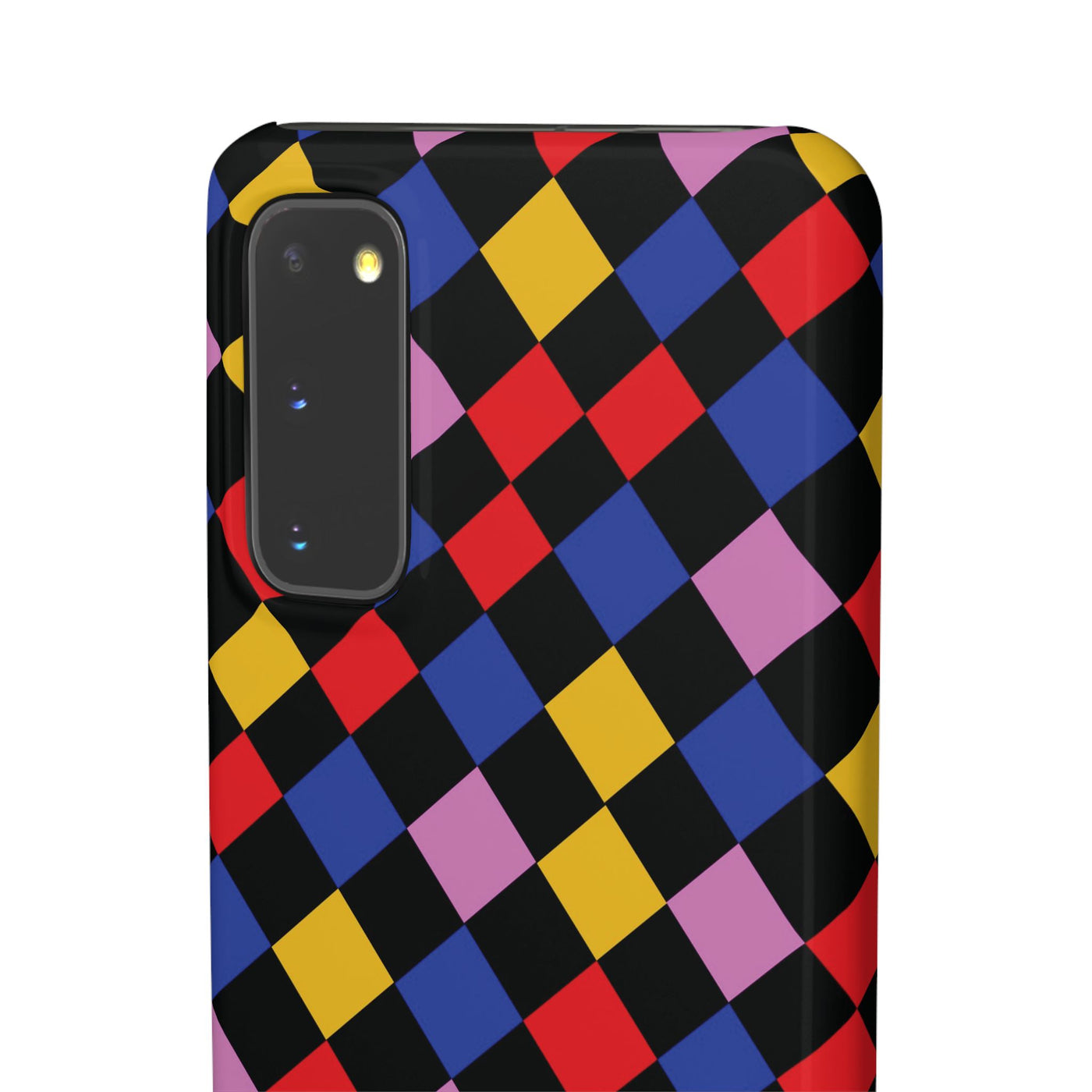 Colorful Checkerboard Cute Phone Case - Sleek Snap - for iPhone 16 15 14 13 12 11 Max Pro Plus Samsung Galaxy S24 S23 S22 S21 S20 Plus Ultra - Studio40ParkLane