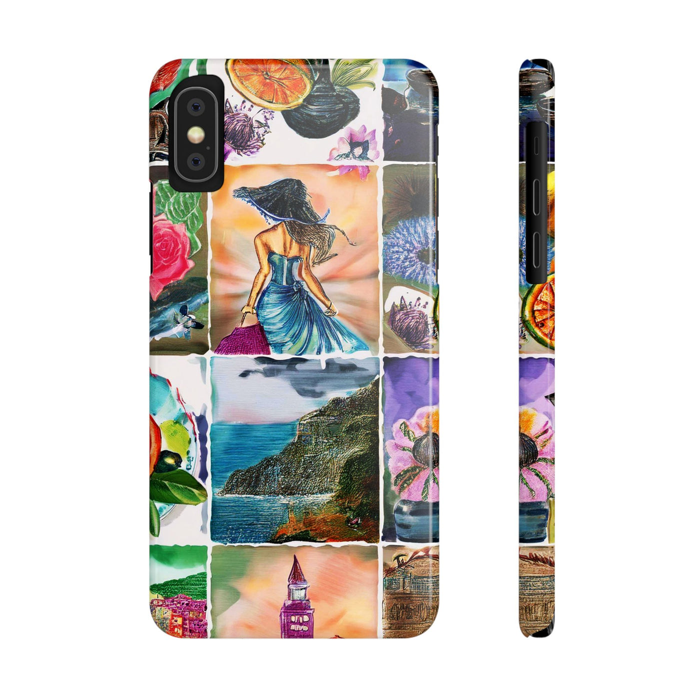 Travel Coquette Collage Slim Cute Phone Cases for Iphone  | iPhone 15 Case | iPhone 15 Pro Max Case, Iphone 14, Iphone 14 Pro Max, Iphone 13