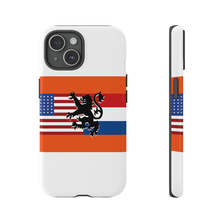 Cute IPhone Case | iPhone 15 Case | iPhone 15 Pro Max Case, Iphone 14 Case, Iphone 14 Pro Max Case IPhone Case for Art Lovers, Dutch US Flag - Studio40ParkLane