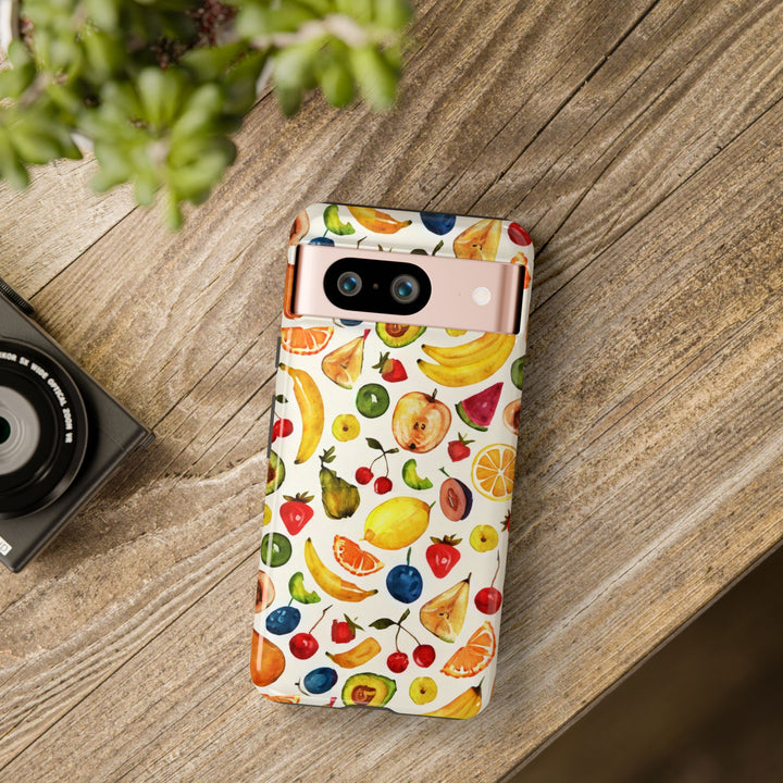 Impact Resistant, Mixed Fruits, Cute Phone Cases for Samsung S24, S23, S22, S21, IPhone 15 pro Iphone 14 pro Iphone 13 IPhone 12 Iphone 11 - Studio40ParkLane