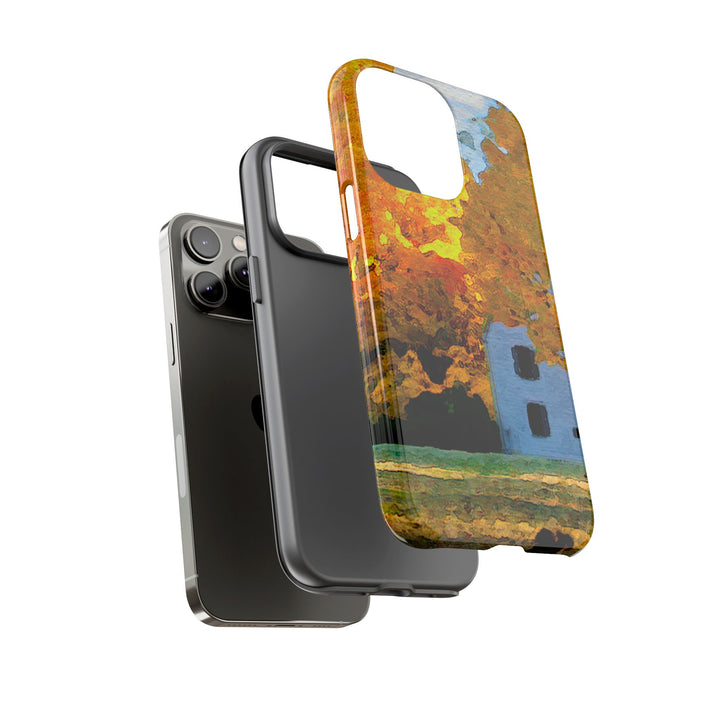 Impact Resistant, Fall Leaves Watercolor, Cute Phone Cases for Samsung S24, S23, S22, S21, IPhone 15 pro Iphone 14 pro Iphone 13 IPhone 12 Iphone 11 - Studio40ParkLane
