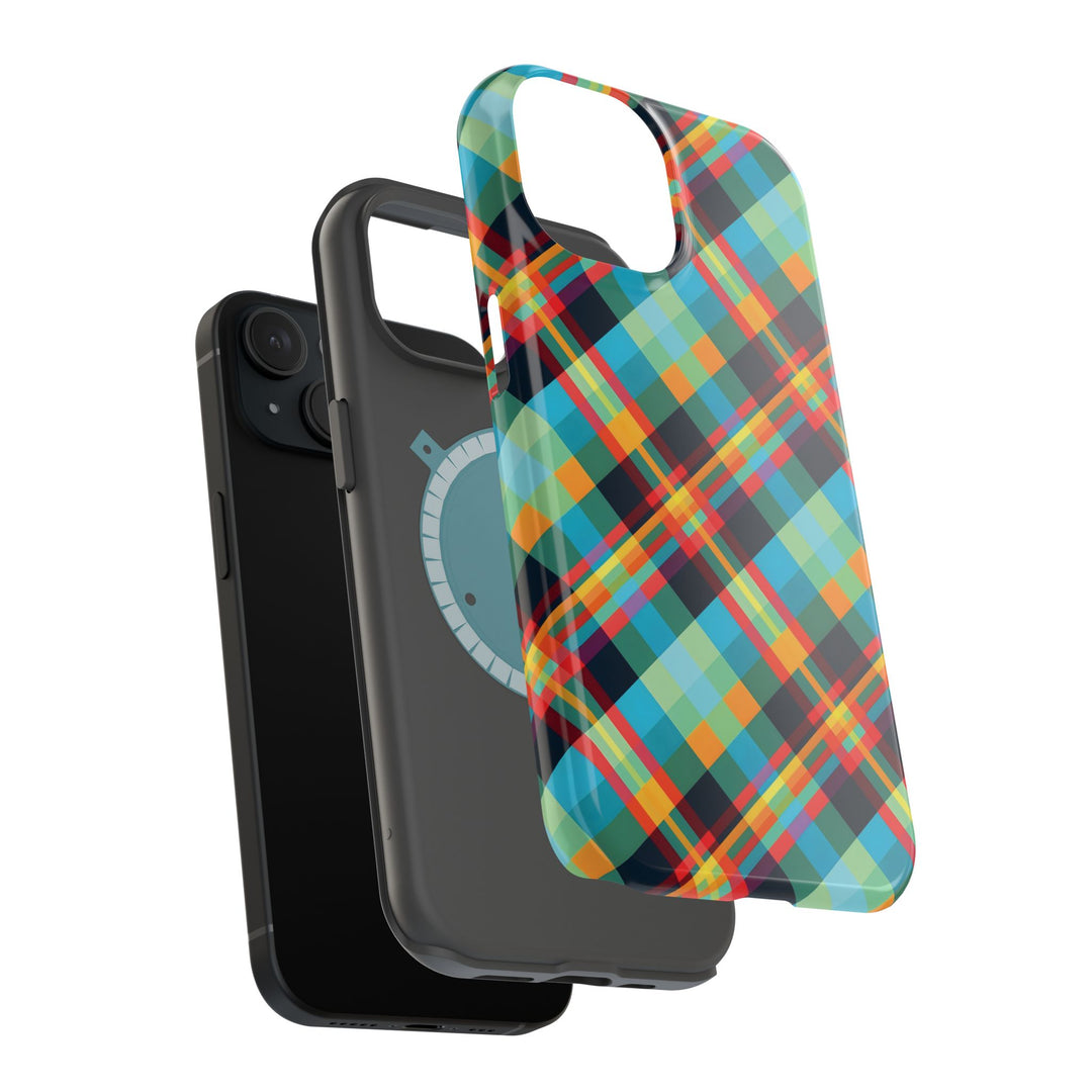 Checkered Plaid Magsafe Gift for Her Cute Phone Case for Iphone, | iPhone 16 | iPhone 15 Pro Max, Iphone 14 Pro Max, 13 12 11 10 9 8 7 - Studio40ParkLane