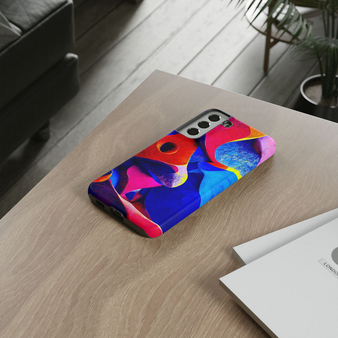 Impact Resistant, Abstract Shapes, Cute Phone Cases for Samsung S24, S23, S22, S21, IPhone 15 pro Iphone 14 pro Iphone 13 IPhone 12 Iphone 11 - Studio40ParkLane