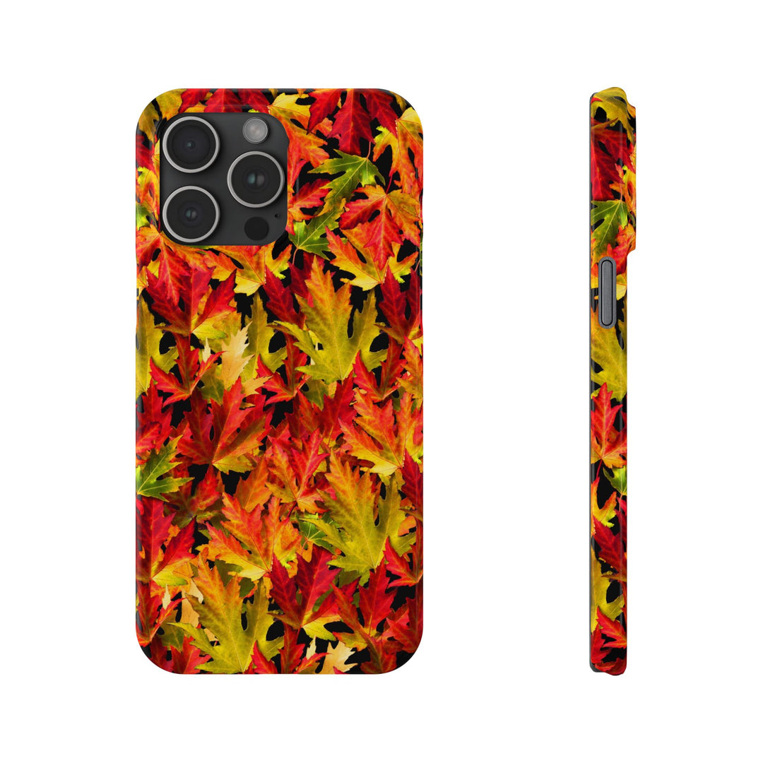 Slim Fall Leaves Slim Cute Phone Cases for Iphone | iPhone 15 Case | iPhone 15 Pro Max Case, Iphone 14, Iphone 14 Pro Max, Iphone 13 - Studio40ParkLane