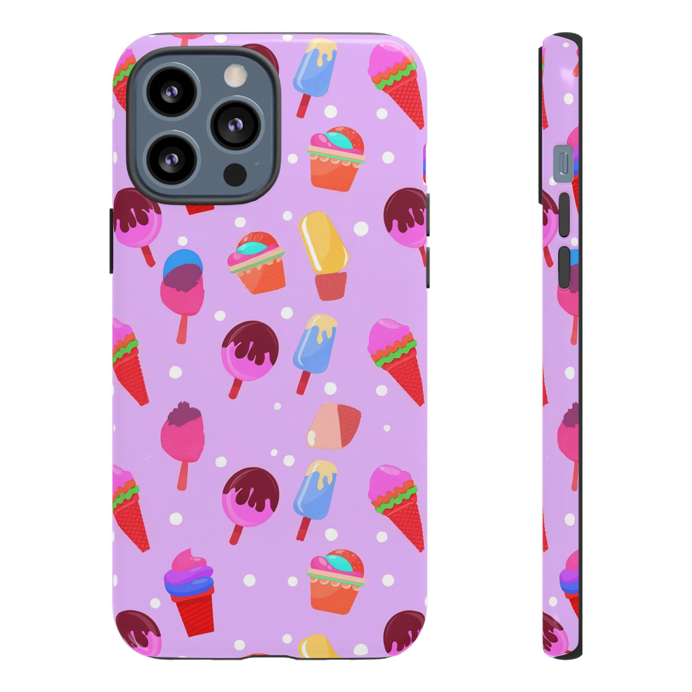 Cute Samsung Case | Cool Iphone Case | Summer Pink Ice-Cream, Samsung S24, S23, S22, S21, IPhone 15 Case | Iphone 14 Case, Iphone 13 Case