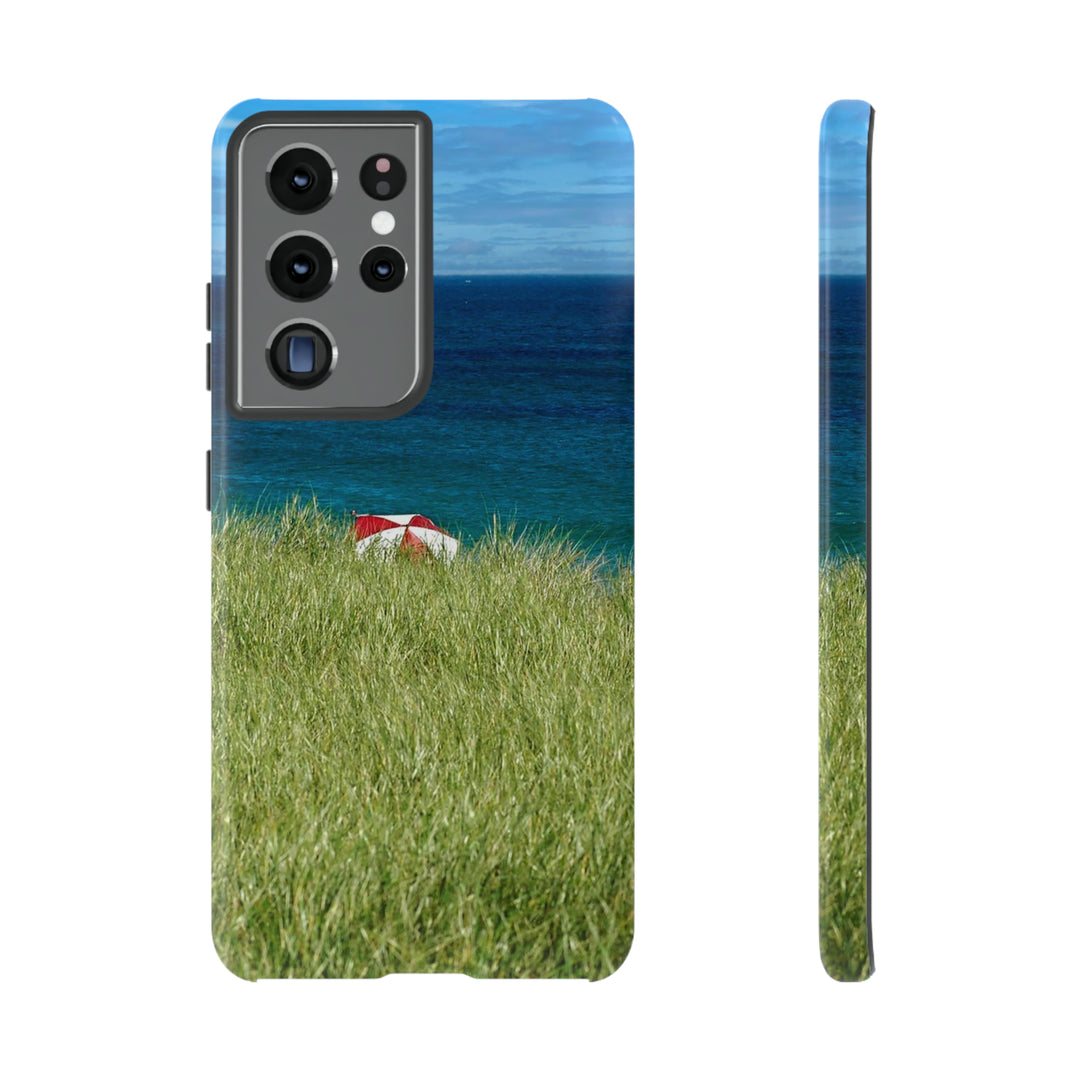 Cute Samsung Phone Case | Aesthetic Samsung Phone Case | Beach Umbrella | Galaxy S23, S22, S21, S20 | Luxury Double Layer | Cool - Studio40ParkLane