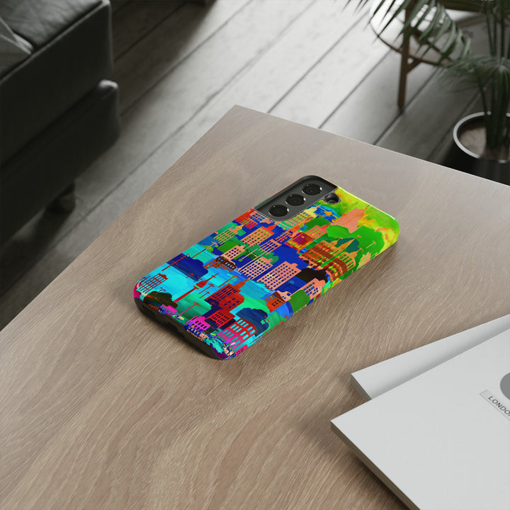 Cute Samsung Case | Cool Iphone Case | Summer City Skyline, Samsung S24, S23, S22, S21, IPhone 15 Case | Iphone 14 Case, Iphone 13 Case - Studio40ParkLane