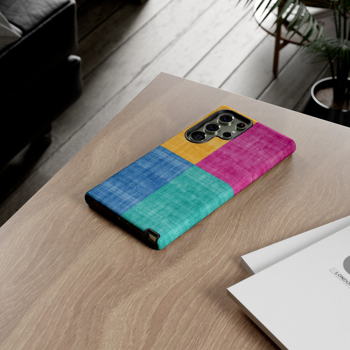 Impact Resistant, Colored Shapes, Cute Phone Cases for Samsung S24, S23, S22, S21, IPhone 15 pro Iphone 14 pro Iphone 13 IPhone 12 Iphone 11 - Studio40ParkLane