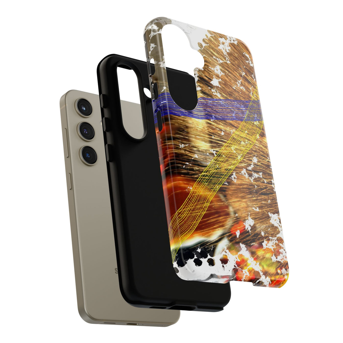 Impact Resistant, Pecan Pie Abstract, Cute Phone Cases for Samsung S24, S23, S22, S21, IPhone 15 pro Iphone 14 pro Iphone 13 IPhone 12 Iphone 11