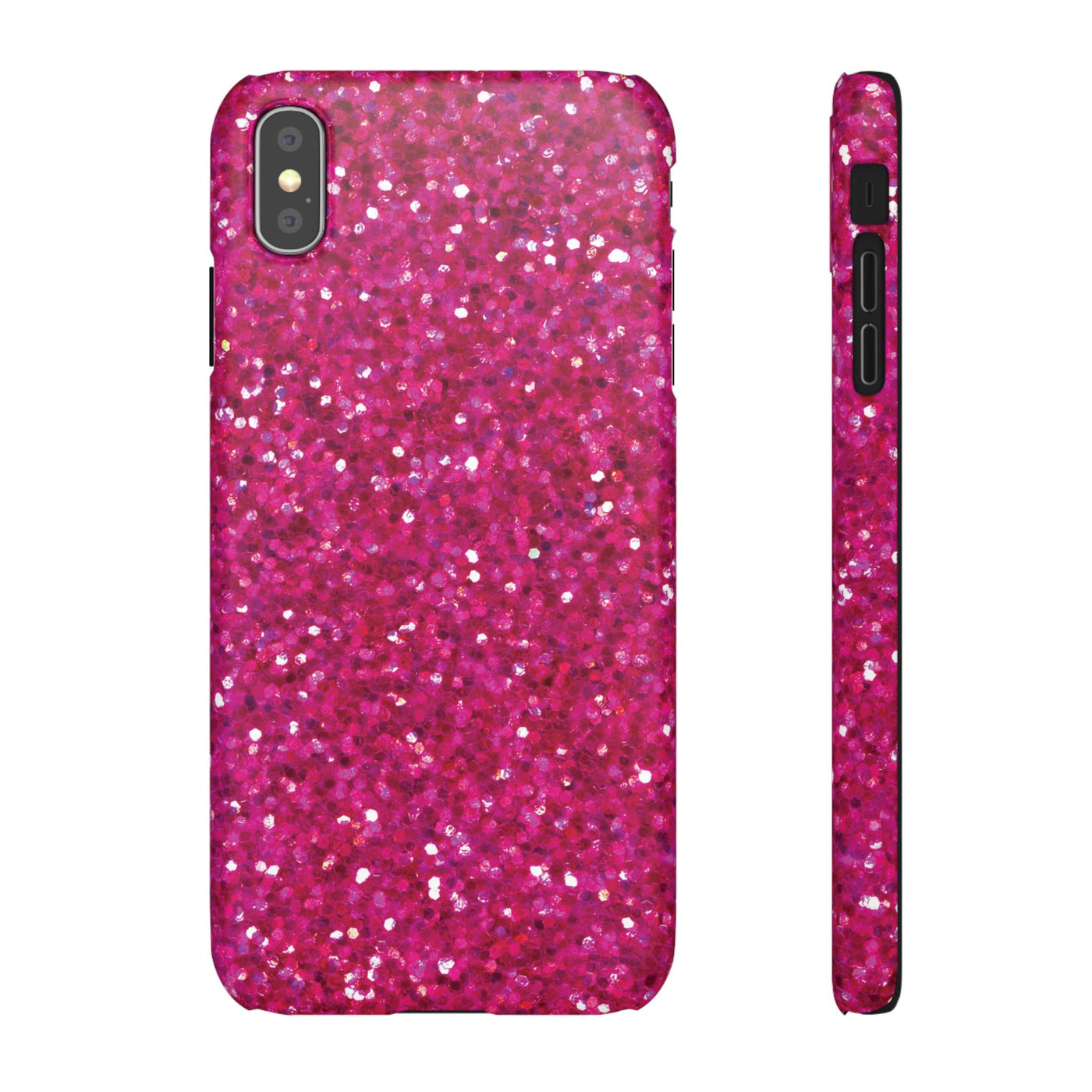 Snap Non-Glitter Muted Pink Play on "Faux" Glitter Effect Cute Phone Cases for Samsung and Iphone, 16, 15, 14, S24, S23, S22, S21, S20, Plus and Ultra